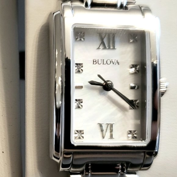 NWOT Bulova 96P157 Ladies Diamond Gallery Collection Watch main image 9